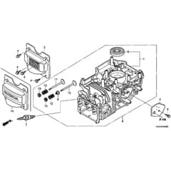 Honda HRZ536C-SDEA -  Cylinder Barrel Diagram