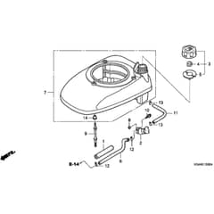Honda HRZ536C-SDEA -  Fan Cover Diagram