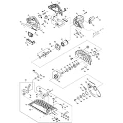 Makita HS003G - 185mm Cordless Circular Saw - Power Tool Diagram