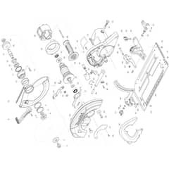 Makita HS0600 - 260mm Circular Saw - Power Tool Diagram