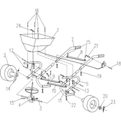 Cobra HS45 - Hand Spreader Main Diagram