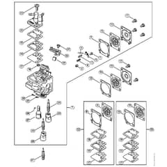 Genuine Stihl HS56 C-E / F - Carburettor C1T-S195