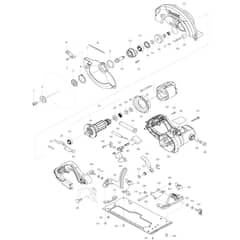 Makita HS7601 - Circular Saw 190mm - Power Tool Diagram