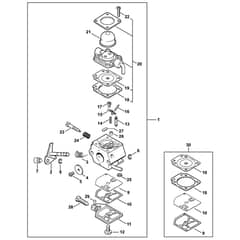 Genuine Stihl HS80 / D - Carburettor C1Q-S42