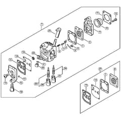 Genuine Stihl HS82 T / G - Carburettor C1Q-S292 (40.2018)