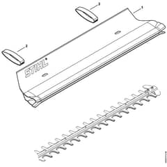 Stihl HSA140.0 R - Catcher Blade - Parts Diagram