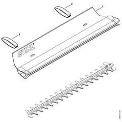 Stihl HSA140.0 R - Catcher Blade 02 - Parts Diagram