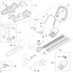 Stihl HSA30 - Spare Parts - Parts Diagram