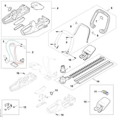 Stihl HSA40 - Spare Parts - Parts Diagram