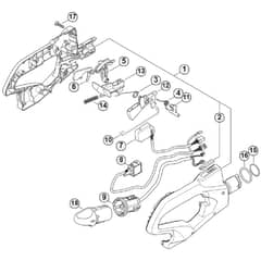 Genuine Stihl HSA94 T / A - Control Handle