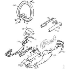 Genuine Stihl HSE61 / A - Motor housing