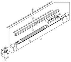 Genuine Stihl HT100 / L - Drive tube assembly