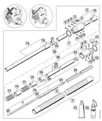 Genuine Stihl HT101 / U - Drive tube assembly  270774488 (61.2006)