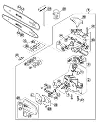 Genuine Stihl HT103 / K - Gear head HT 103