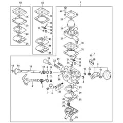 Stihl HT105 - Carburettor - Parts Diagram