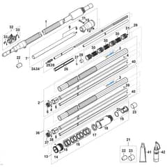 Stihl HT105 - Drive Tube Assembly - Parts Diagram