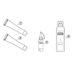 Genuine Stihl HT130 / V - Miscellaneous lubricants and greases