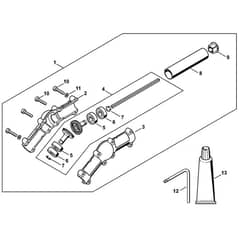 Stihl HT132 - Angle Drive - Parts Diagram