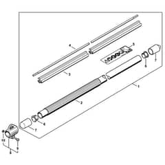 Stihl HT134 - Drive Tube Assembly - Parts Diagram