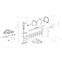 EGO HT2000E - Hedgetrimmer (Jan 2022) Main Assy Diagram