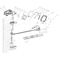 Cobra HT55040VZ - Hedge Trimmer Aug 2020 Main Diagram