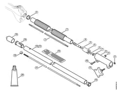 Genuine Stihl HT56 C-E / J - Drive tube assembly
