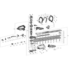 EGO HT6500E - Hedgetrimmer (Jan 2022) Main Assy Diagram