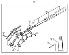 Genuine Stihl HT70 K / AF - Angle drive