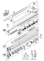 Genuine Stihl HT70 K / W - Drive tube assembly HT 75
