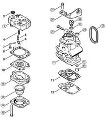 Genuine Stihl HT73 / H - Carburetor