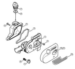 Genuine Stihl HT73 / N - Conversion kit Gear housing (22.2011)