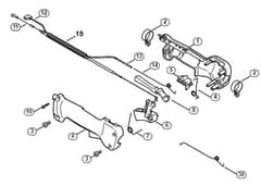 Genuine Stihl HT75 / Q - Handle (24.2002)