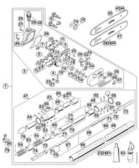Genuine Stihl HT75 / S - Gear head, Drive tube assembly HT 75
