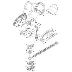 Makita HT-355 - Hedge Trimmer 550mm - Power Tool Diagram