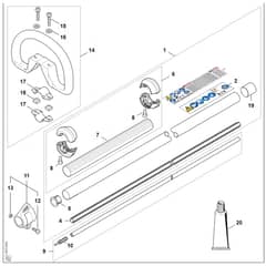 Stihl HTA150.0 - Drive Tube Assembly - Parts Diagram