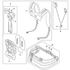 Stihl HTA150.0 - Forestry Harness Advance X-Treem Ht - Parts Diagram