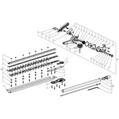EGO HTA2000S - Hedgetrimmer Attachment (Jan 2022) Main Assy Diagram
