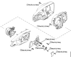 Genuine Stihl HTA85 / H - Tightening torques