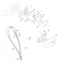 Stihl HTA86 - Chain Sprocket Cover - Parts Diagram
