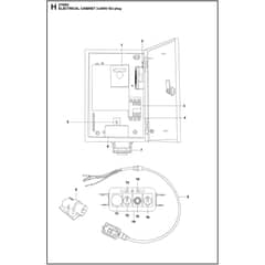 Husqvarna HTC 270 EG - 967838711 - Electrical Cabinet 3X400V Eu Plug