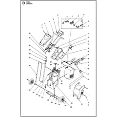 Husqvarna HTC 270 EG - 967838711 - Chassis