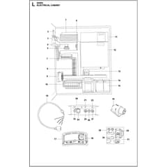 Husqvarna HTC 950 RX - 967837705 - Electrical Cabinet