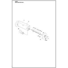Husqvarna HTC 950 RX - 967837705 - Drive Motor Assy