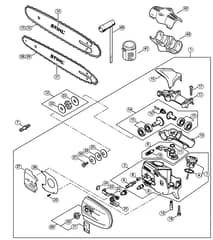 Genuine Stihl HTE60 / B - Gear head