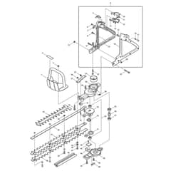 Makita HTR5600 - Engine Hedge Trimmer - Power Tool 01 Diagram