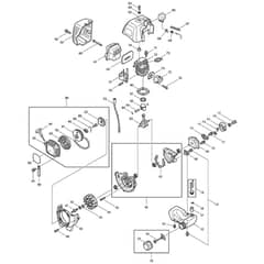 Makita HTR5600 - Engine Hedge Trimmer - Power Tool 02 Diagram