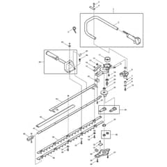 Makita HTR7610 - Engine Hedge Trimmer - Power Tool 01 Diagram