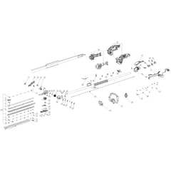 EGO HTX5300-PA - Pole Hedge Trimmer (Feb 2024) Main Assy Diagram
