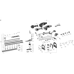 EGO HTX5300-P - Pole Hedge Trimmer (Version B) (Oct 2025) Main Assy Diagram