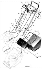 Hayter Hunter 41 AD - 301T (301T003603 - 301T099999) - Upper Mainframe Diagram